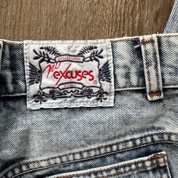 No Excuses 80s 90s Acid Wash Jeans - Picture 8 of 9